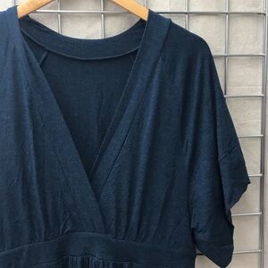 Anthropologie Navy Blue Maxi Dress